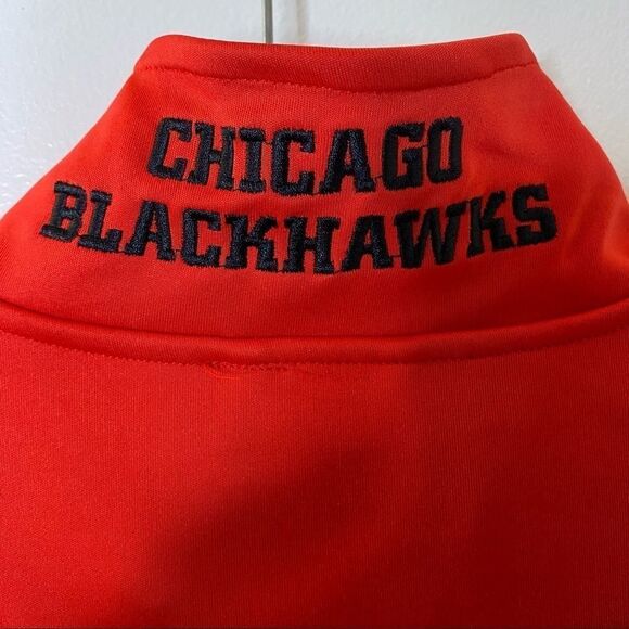 NHL Chicago Blackhawks Pullover Jacket Sz L - Picture 5 of 6
